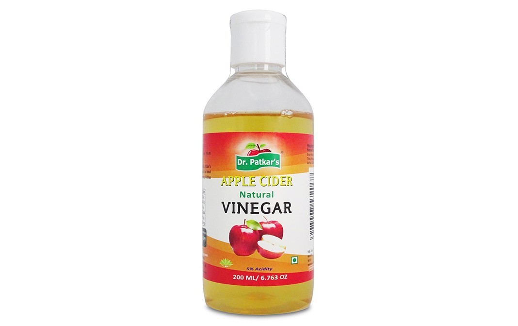 Dr. Pathkar's Apple Cider Natural Vinegar   Glass Bottle  200 millilitre